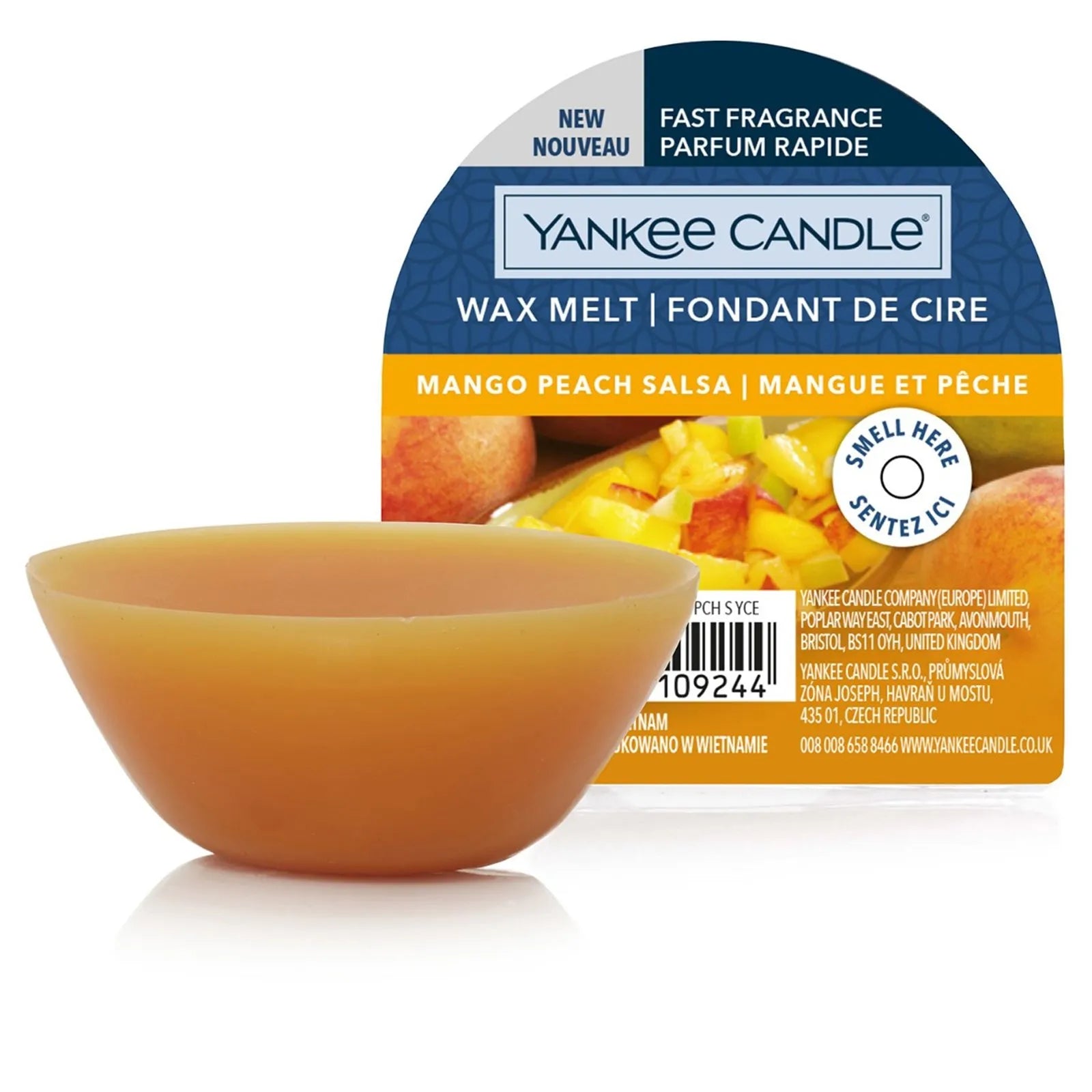 Yankee Candle Mango Peach Salsa Wax Melt 22g Yankee Candle Mango Peach Salsa Wax Melt 22g